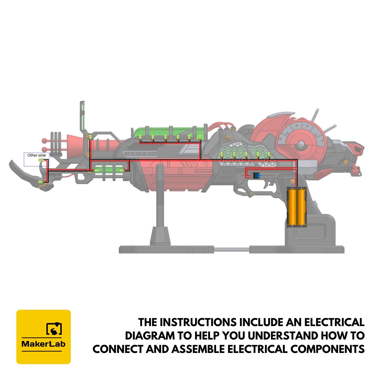 Ray Gun Mark II - Printable 3d model - STL files