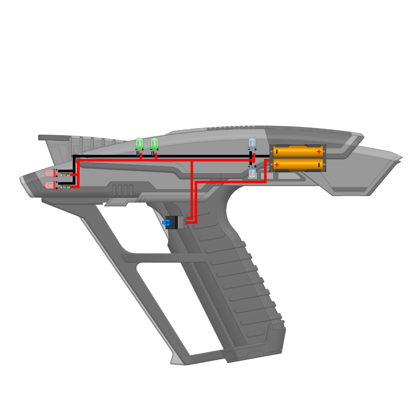 Picard Phaser - Printable 3d model - STL files