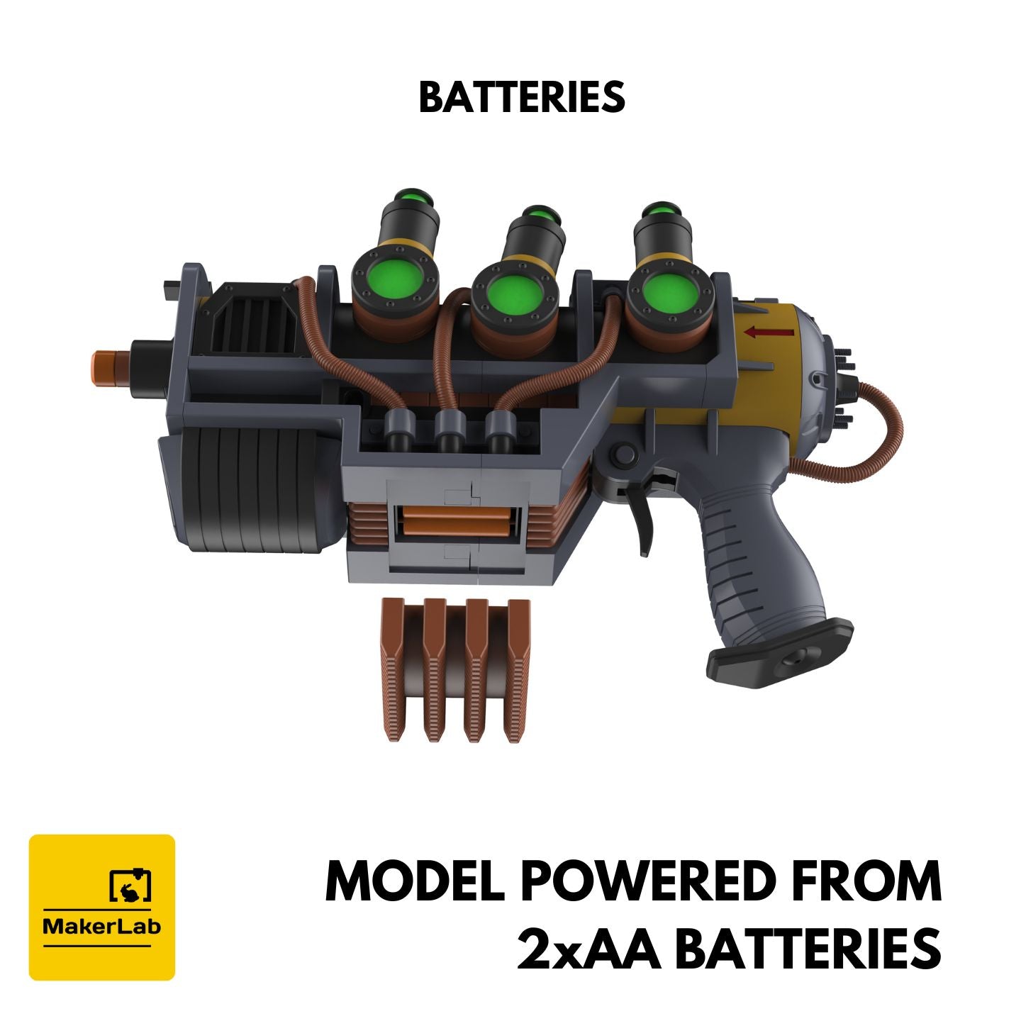 Plasma Blaster - Fallout 4 - Printable 3d model - STL files