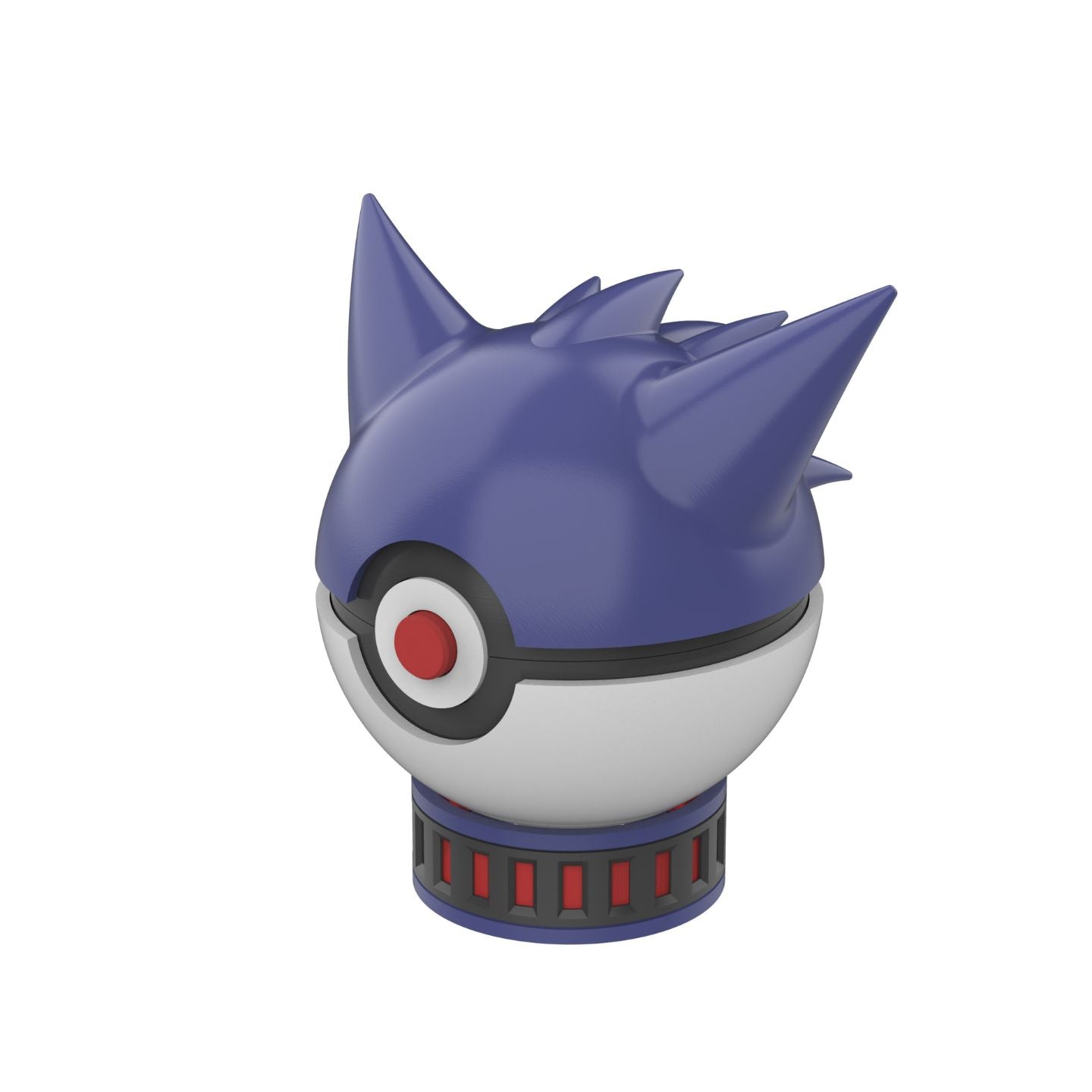 Gengar PokeBall - Printable 3d model - STL files