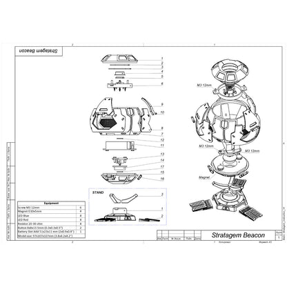 Stratagem Beacon - Helldivers 2 - Printable 3d model - STL files