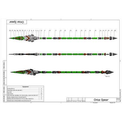 Orisa Spear - Overwatch - Printable 3d model - STL files