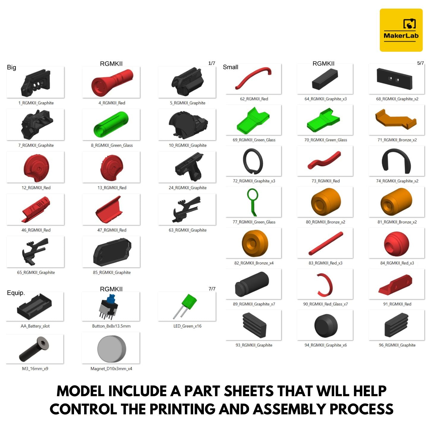 Ray Gun Mark II - Printable 3d model - STL files