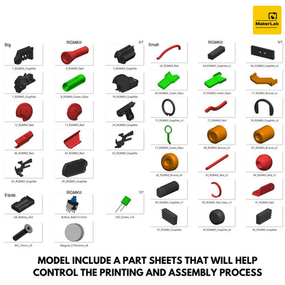 Ray Gun Mark II - Printable 3d model - STL files