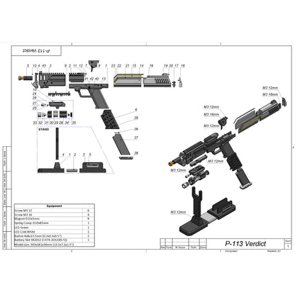 P-113 Verdict - Helldivers 2 - Printable 3d model - STL files