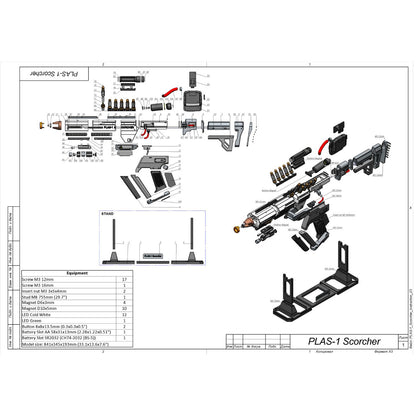 PLAS-1 Scorcher - Helldivers 2 - Printable 3d model - STL files