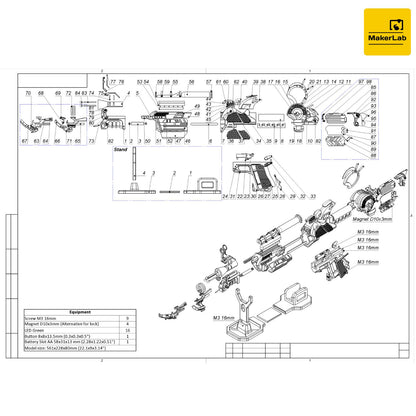 Ray Gun Mark II - Printable 3d model - STL files
