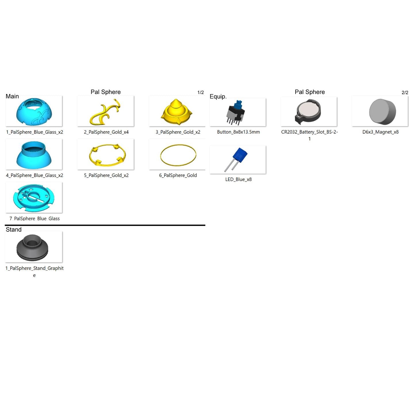 Pal Sphere - Palworld - Printable 3d model - STL files