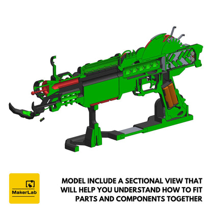 Ray Gun Mark II - Printable 3d model - STL files