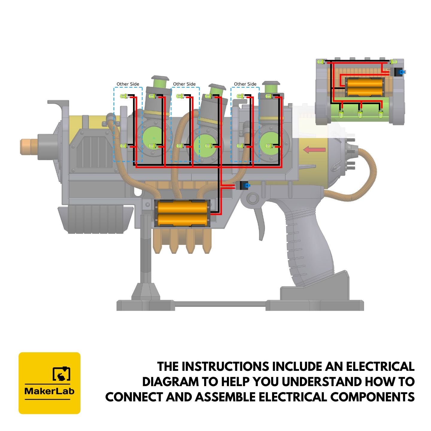 Plasma Blaster - Fallout 4 - Printable 3d model - STL files
