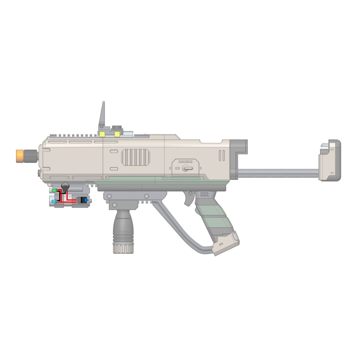 SMG-72 Pummeler - Helldivers 2 - Printable 3d model - STL files