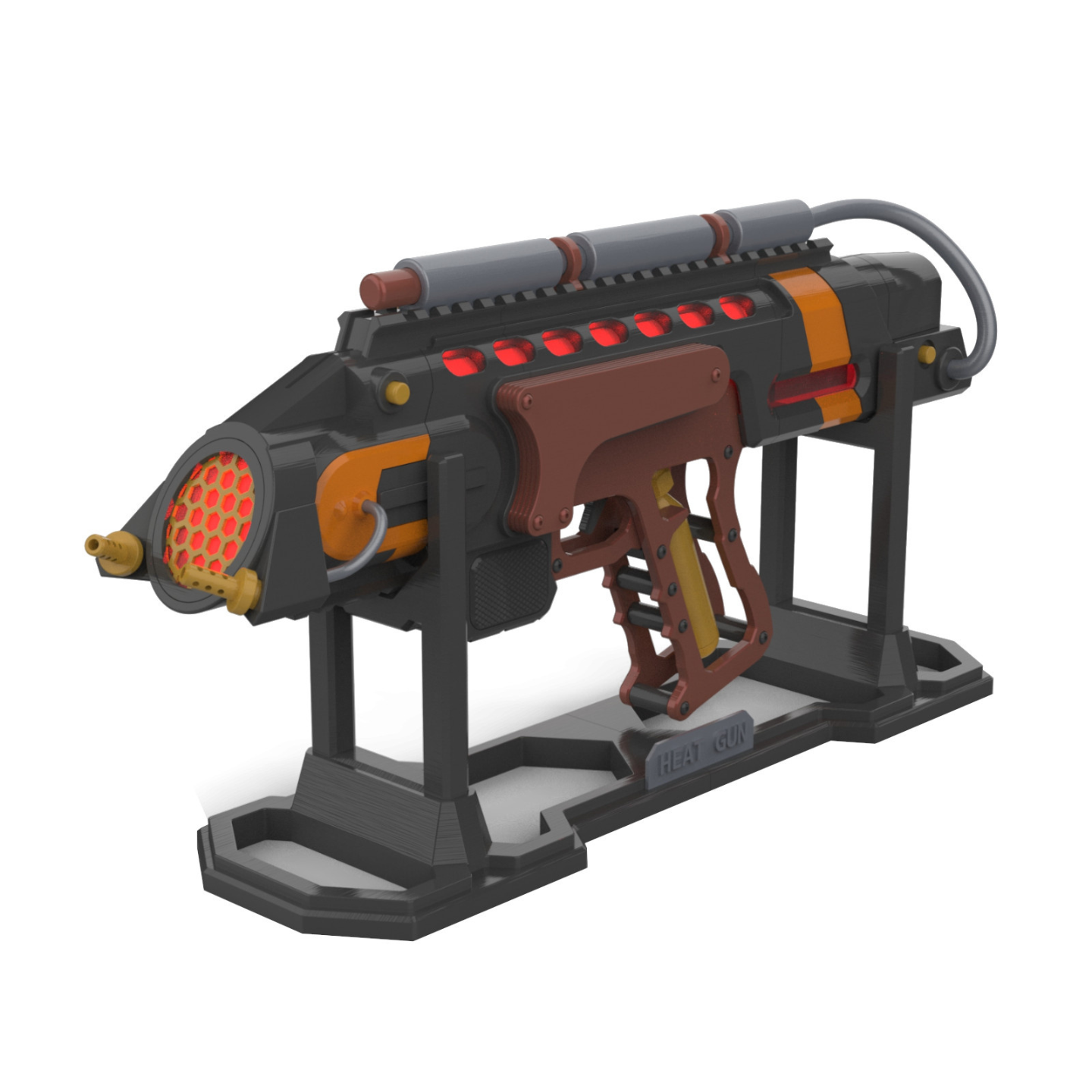 Flame Gun - Printable 3d model - STL files