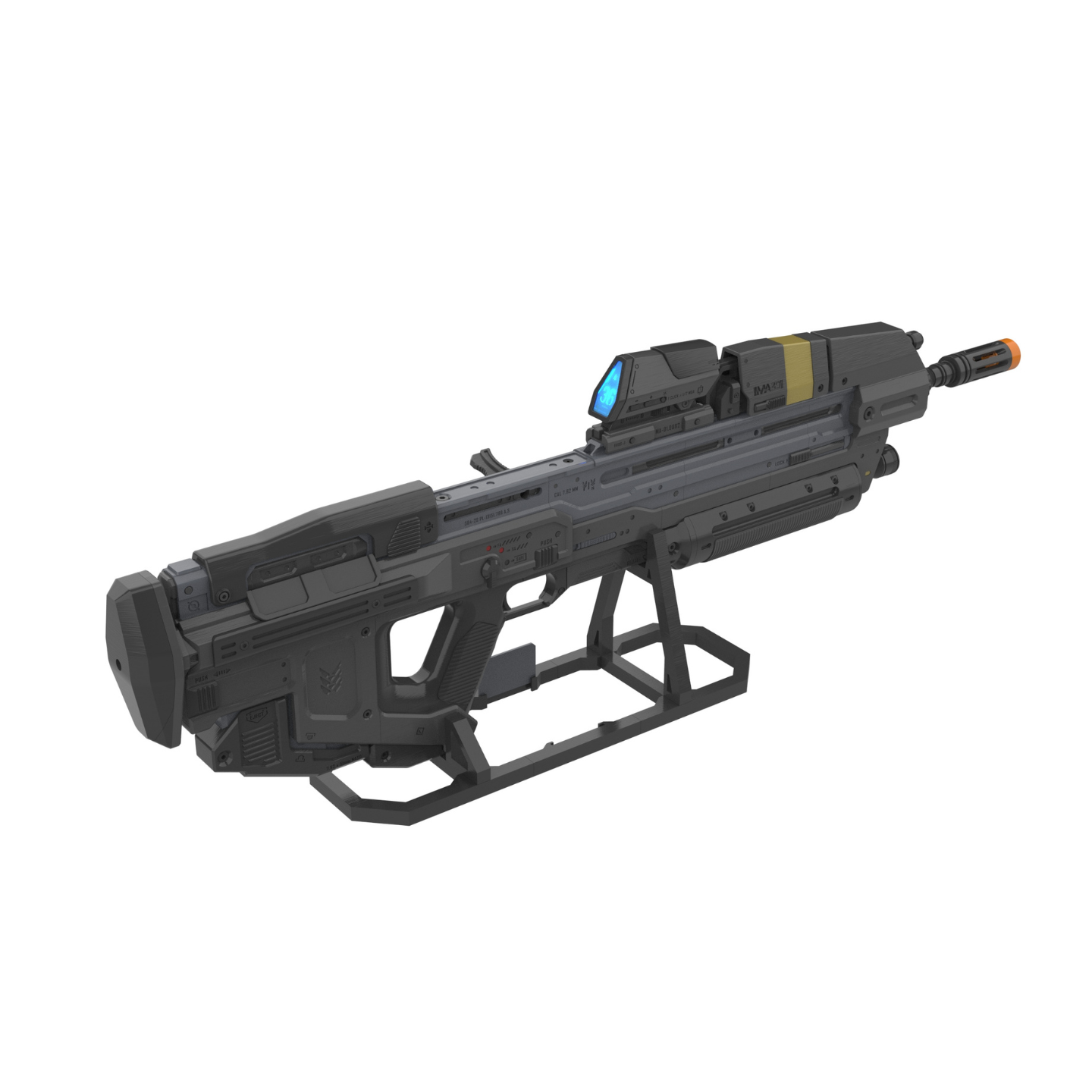 MA40 Assault Rifle Printable 3d Model STL Files MakerLabModels