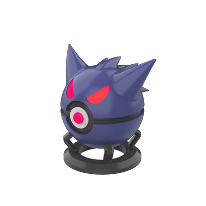 Gengar PokeBall - Printable 3d model - STL files