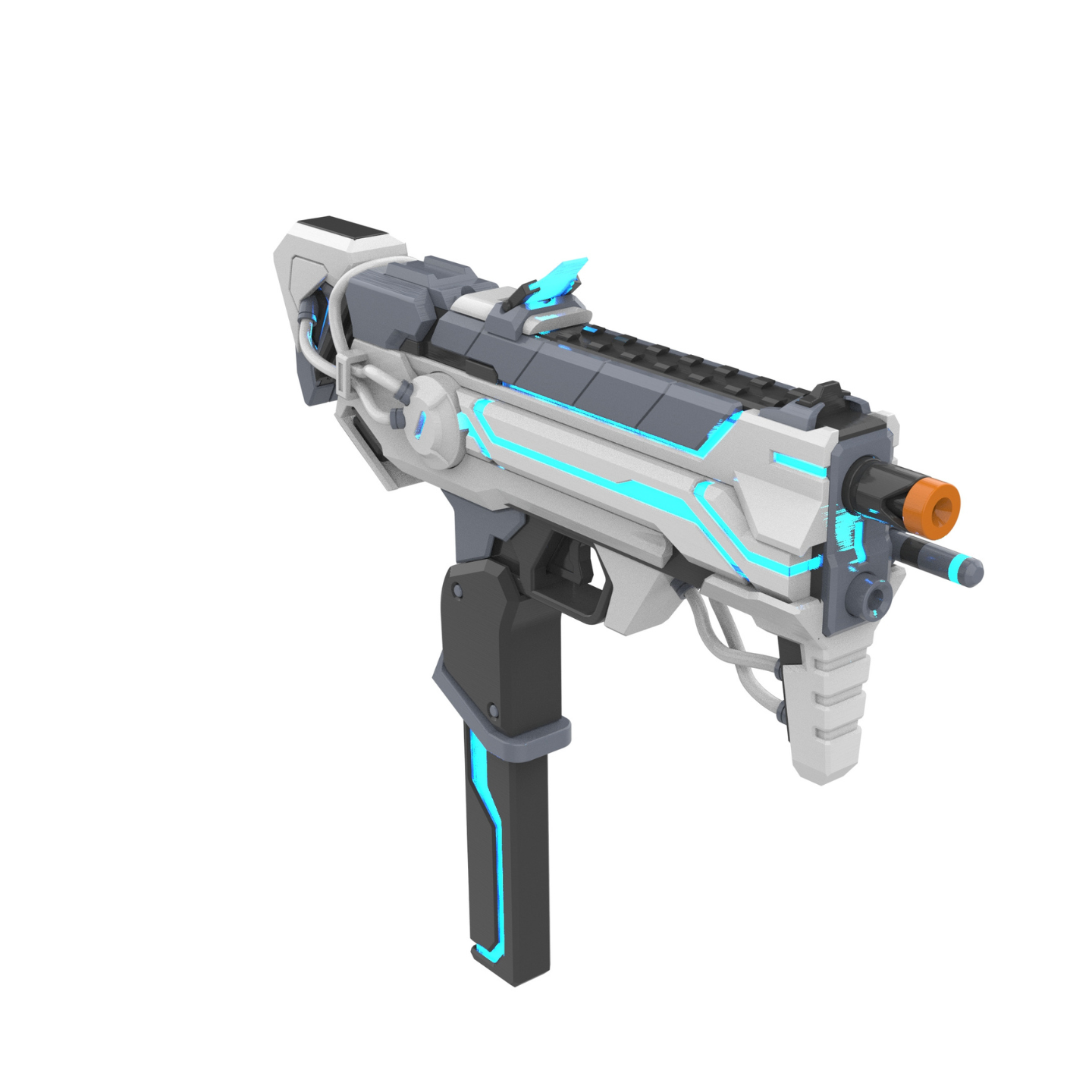 Sombra Cannon Cyberspace Skin - Printable 3d model - STL files