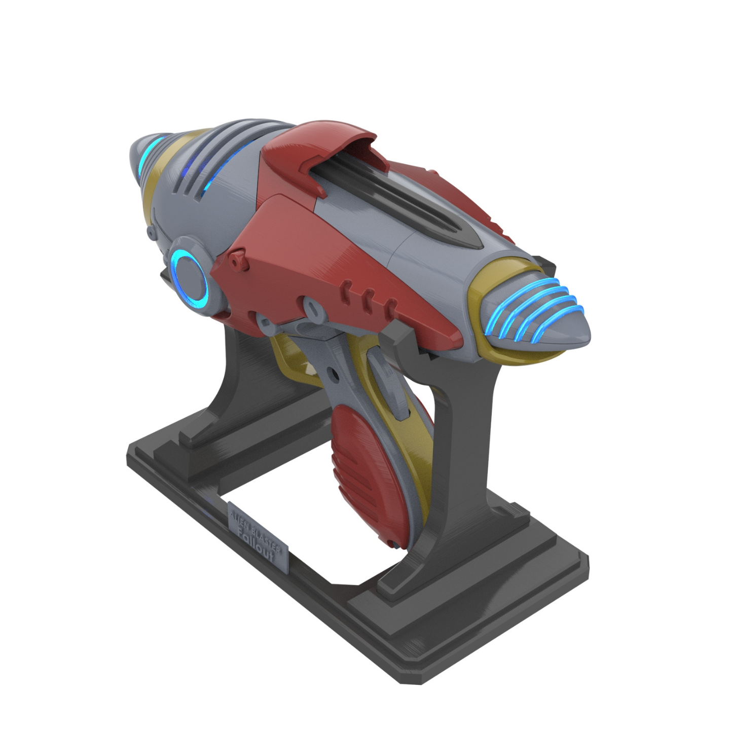 Alien Blaster - Printable 3d model - STL files