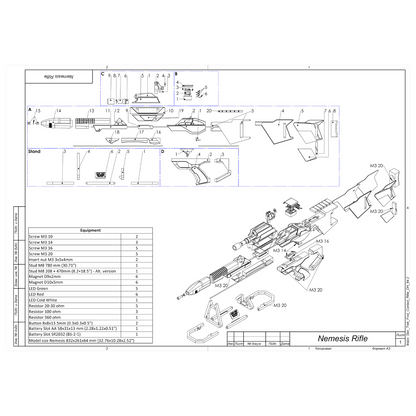 Type 3 Nemesis  First Contact Phaser Rifle - Printable 3d model - STL files