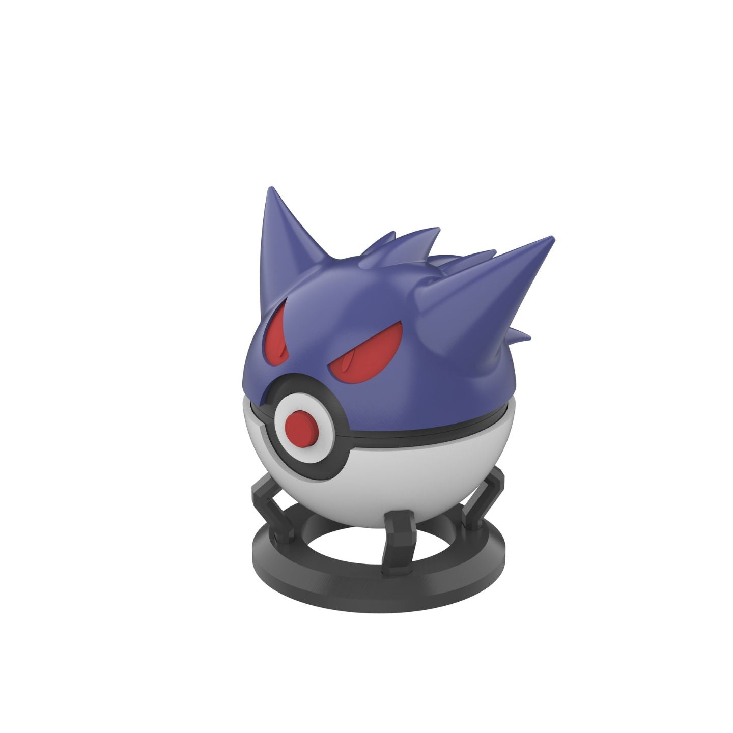 Gengar PokeBall - Printable 3d model - STL files