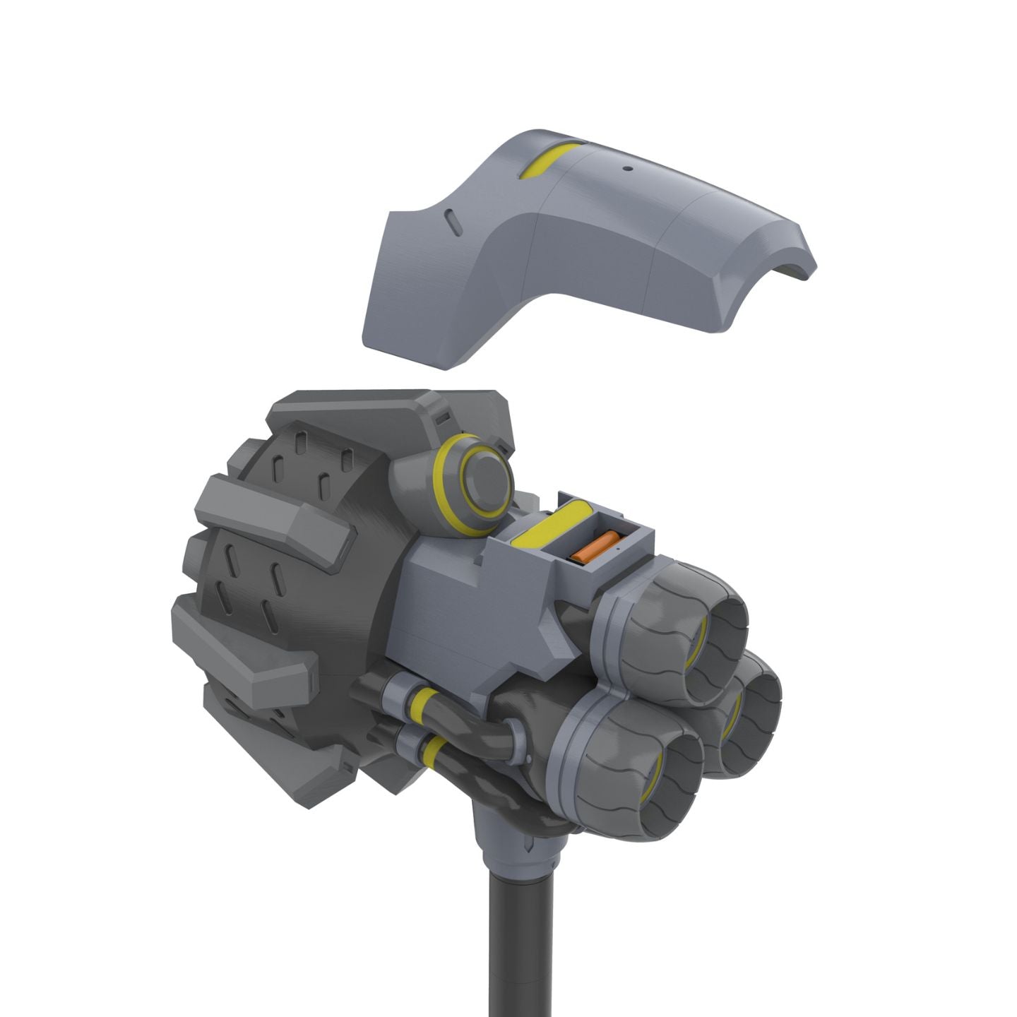 Reinhardt Rocket Hammer - Overwatch - Printable 3d model - STL files