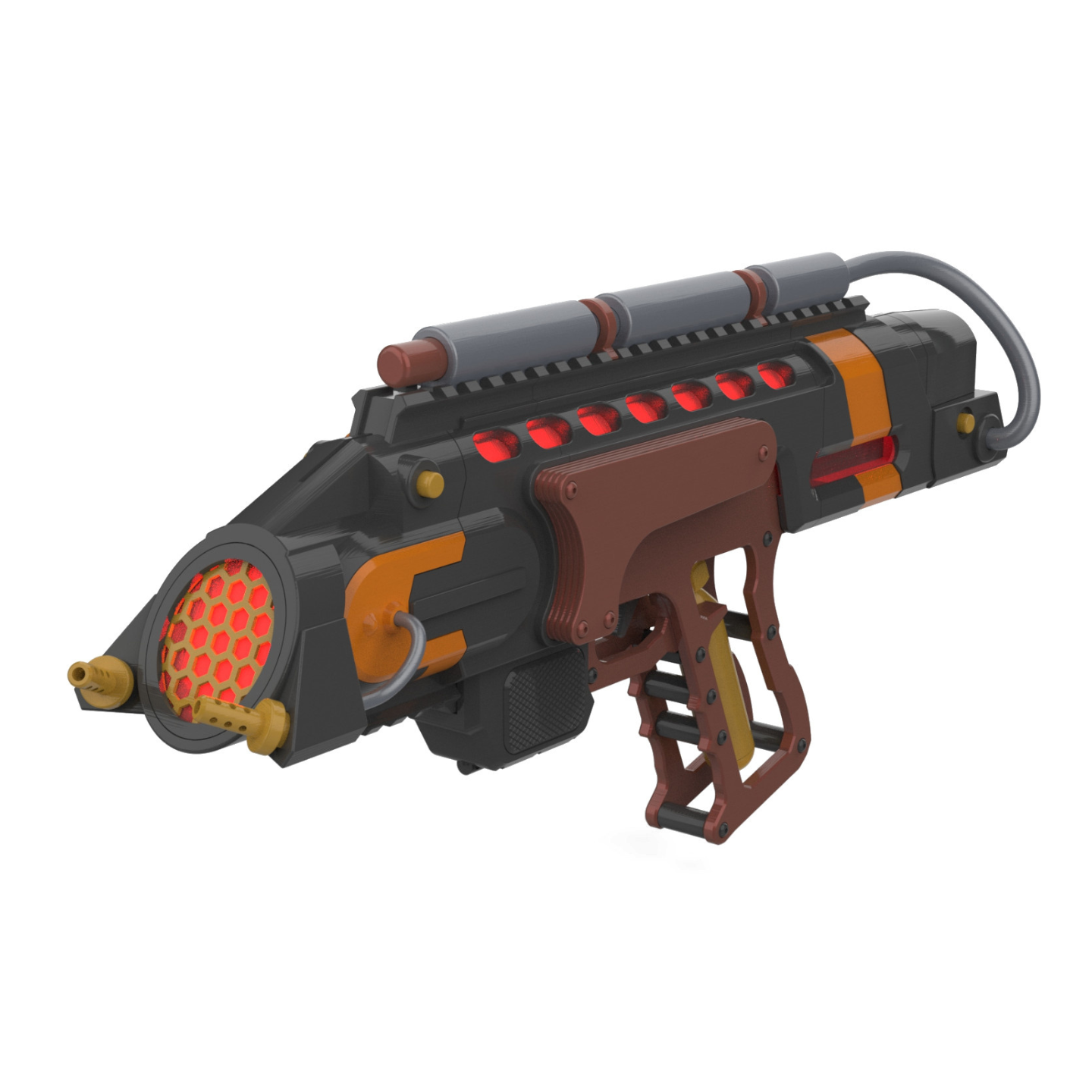 Flame Gun - Printable 3d model - STL files