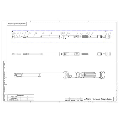 Lifeline Heirloom Drumsticks - Printable 3d model - STL files