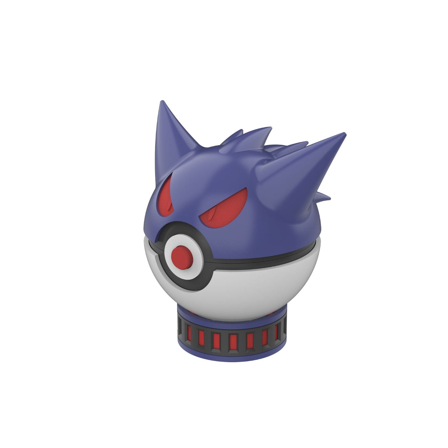 Gengar PokeBall - Printable 3d model - STL files