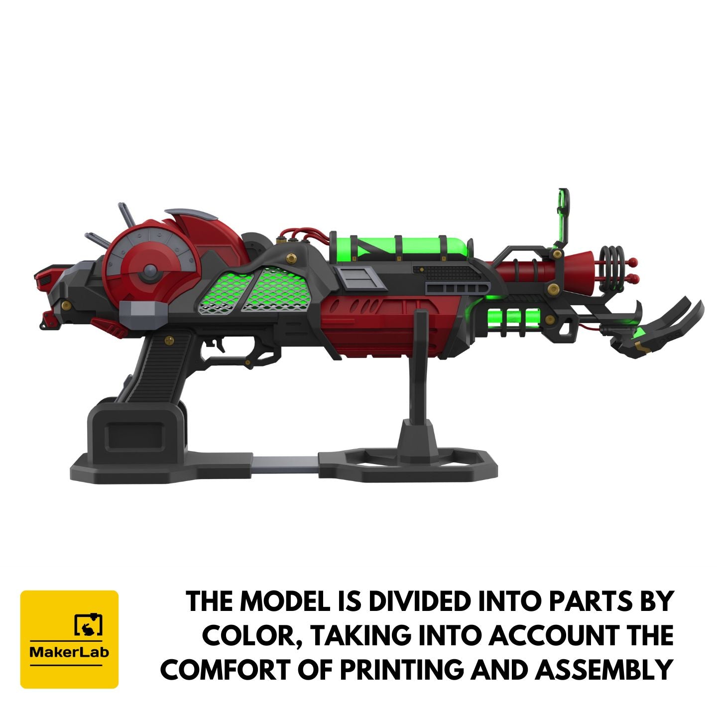 Ray Gun Mark II - Printable 3d model - STL files