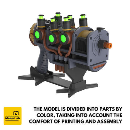 Plasma Blaster - Fallout 4 - Printable 3d model - STL files