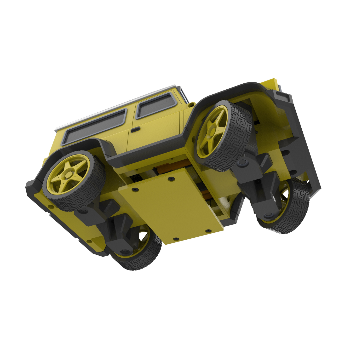 Jeep - Housing for RC Car  - Printable 3d model - STL files