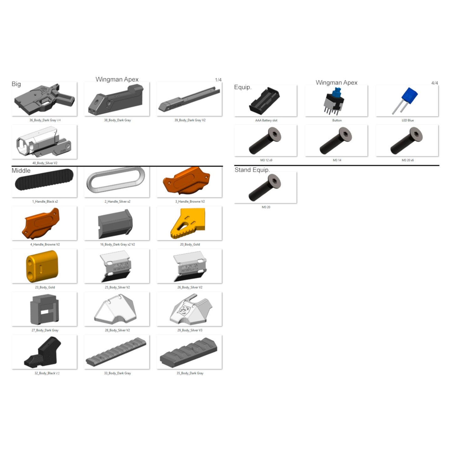 Wingman - Printable 3d model - STL files