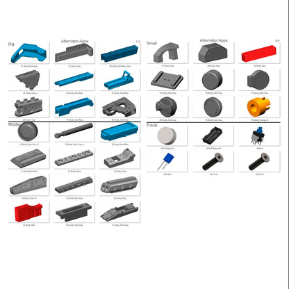 Alternateur - Modèle 3d imprimable - Fichiers STL