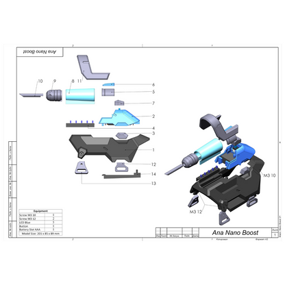 Ana Nano Boost - Printable 3d model - STL files