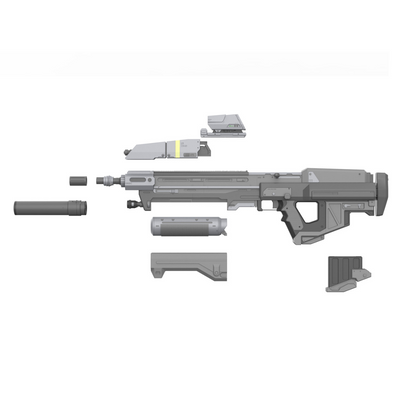 MA37 Assault Rifle - Printable 3d model - STL files