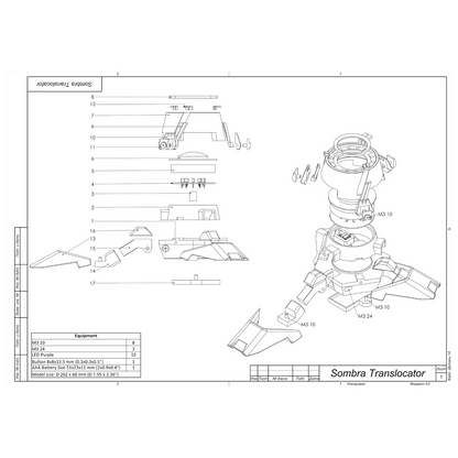 Sombra Translocator - Printable 3d model - STL files