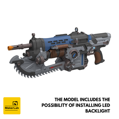 Prototype MK1 Lancer - GoW E-Day - Printable 3d model