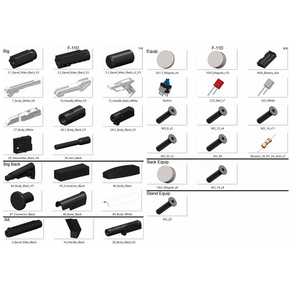 F-11D Blaster Rifle - Printable 3d model - STL files