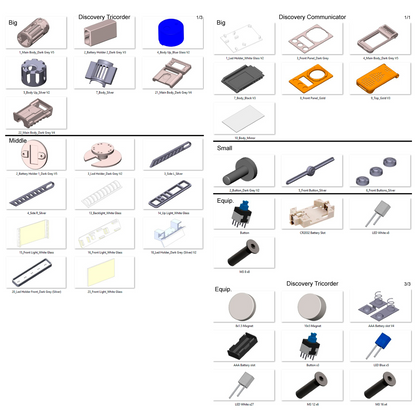 Tricorder and Communicator Discovery - Printable 3d model - STL files