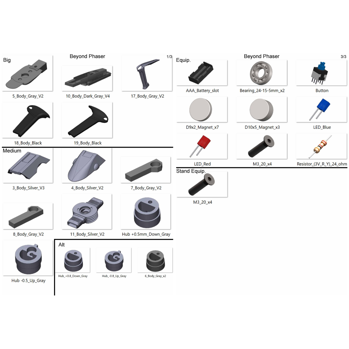 Beyond Phaser - Printable 3d model - STL files