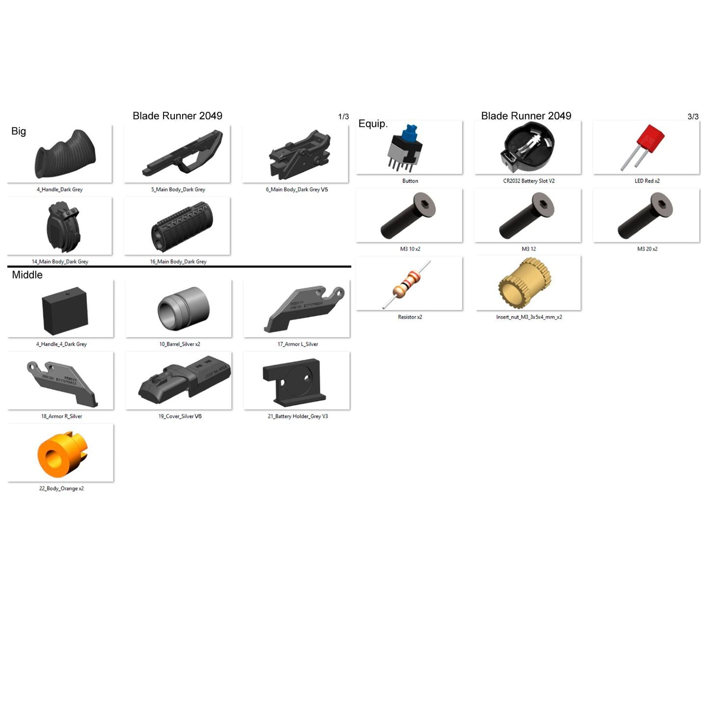 Pistolet de l'agent K - Modèle 3d imprimable - Fichiers STL