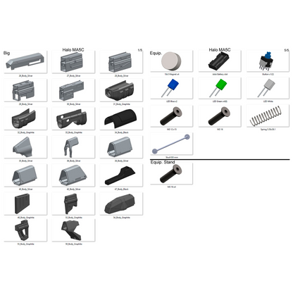 Halo Bundle - 11 Printable models - STL Files