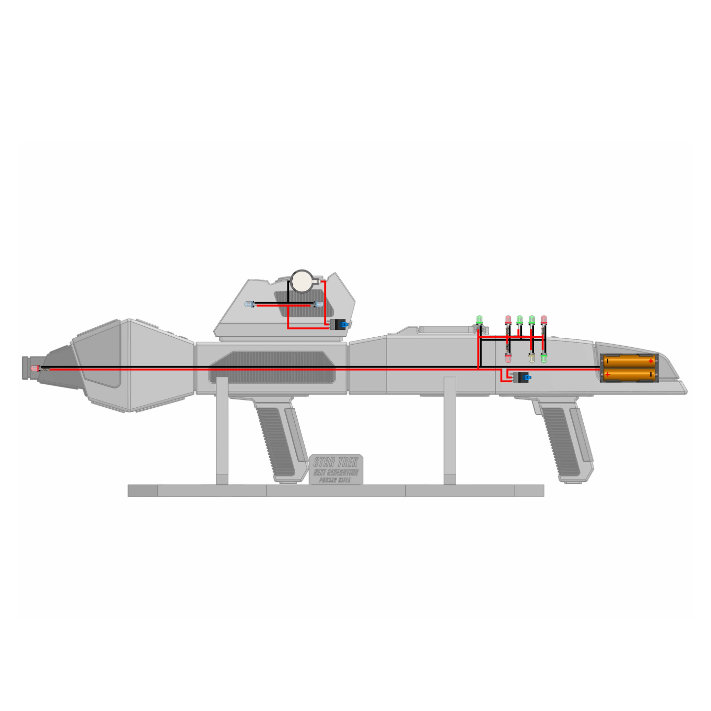 The Next Generation Type 3 Phaser Rifle - Printable 3d model - STL files