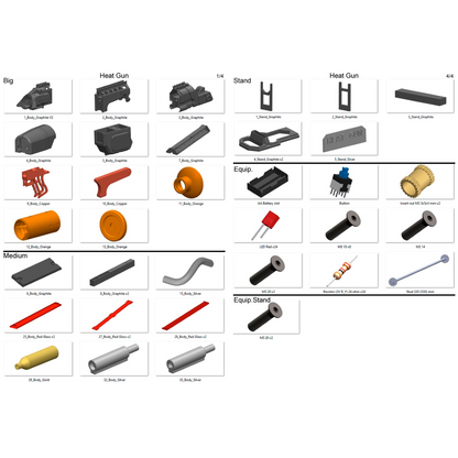 Flame Gun - Printable 3d model - STL files