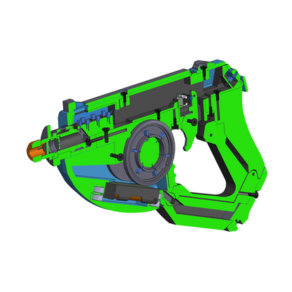 Tracer Blaster Punk Skin - Printable 3d model - STL files