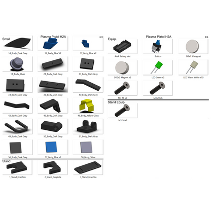 Plasma Pistol H2A - Printable 3d model - STL files