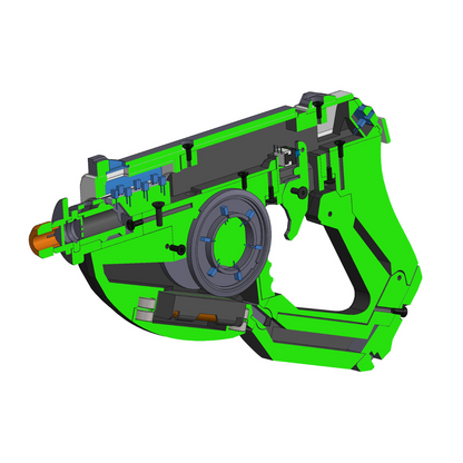 Tracer Blaster Original Skin - Printable 3d model - STL files