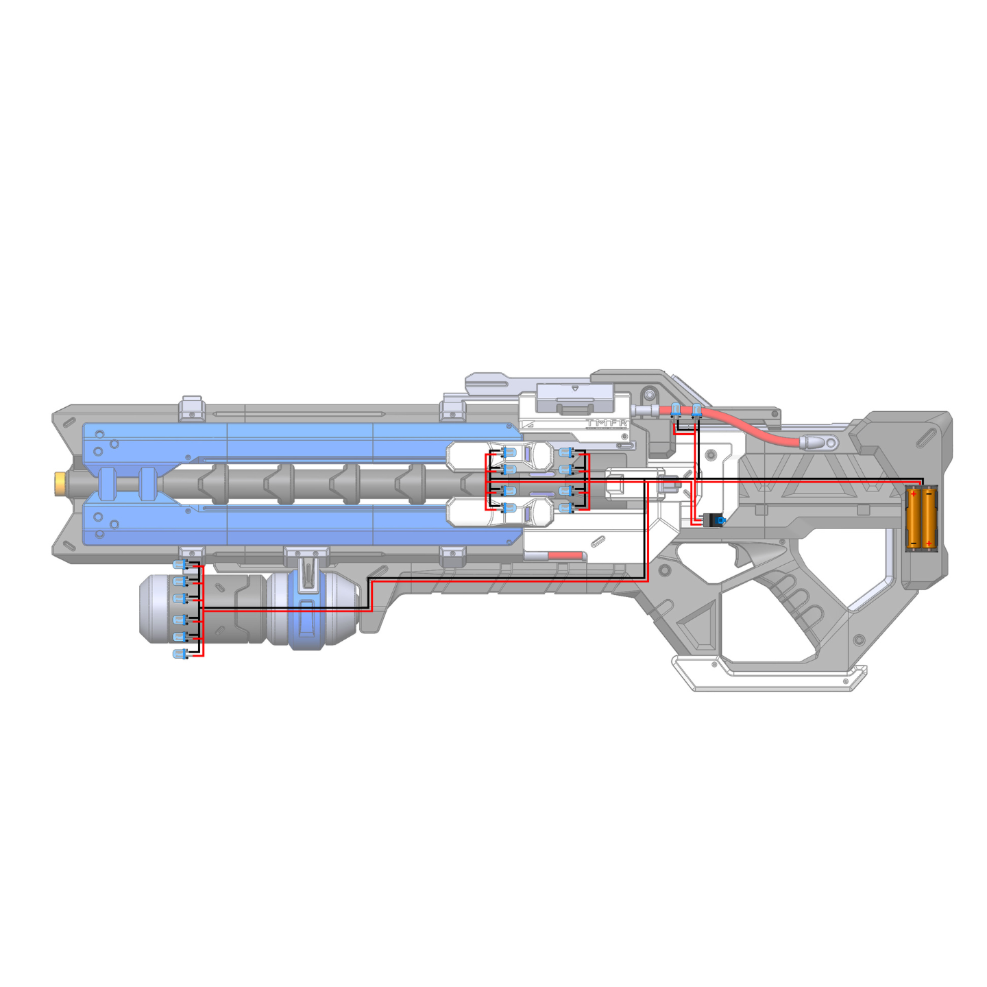 Soldier 76 Pulse Rifle - Printable 3d model - STL files