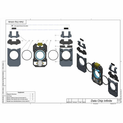 Data Chip - Halo Infinite - Printable - STL