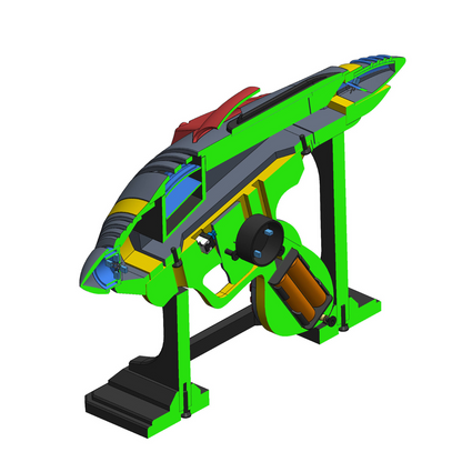 Alien Blaster - Printable 3d model - STL files