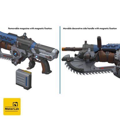 Prototype MK1 Lancer - GoW E-Day - Printable 3d model