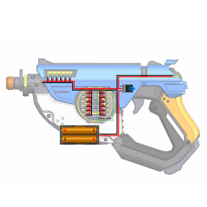 Tracer Blaster Mach T Skin Skin - Printable 3d model - STL files